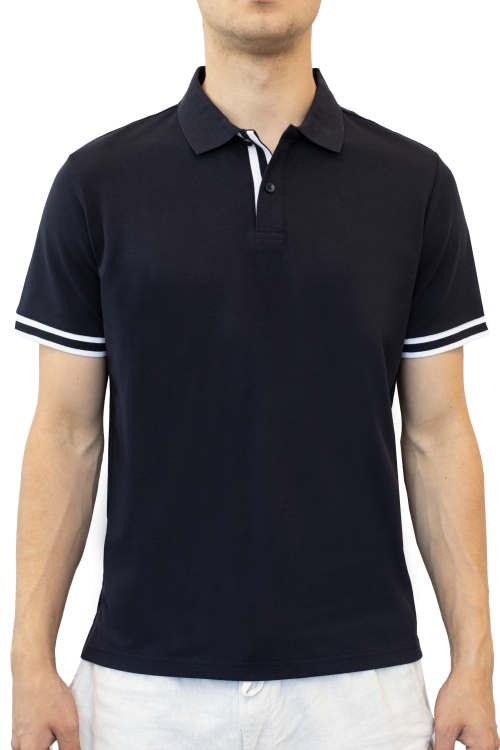 koszulka polo granatowa