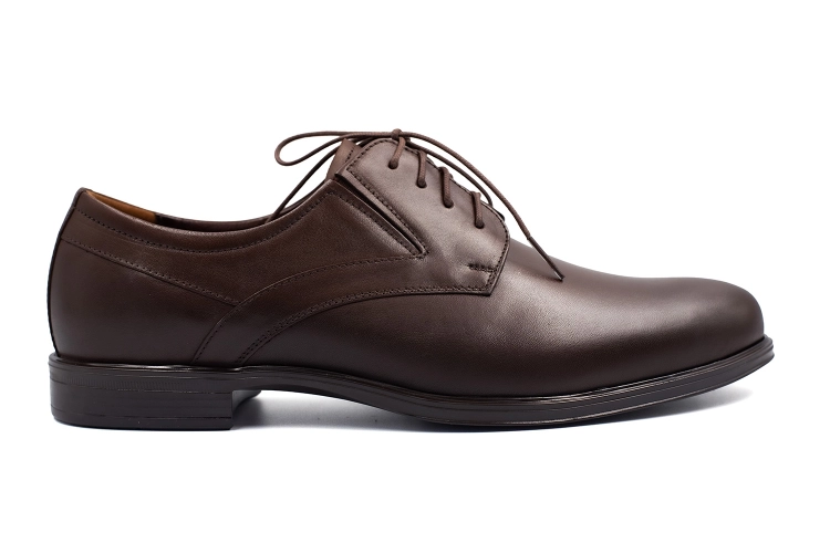 buty skórzane ciemnobrązowe