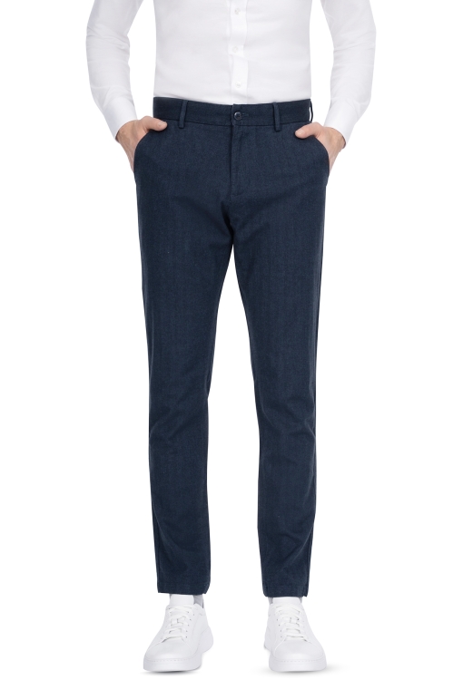spodnie granatowe chino