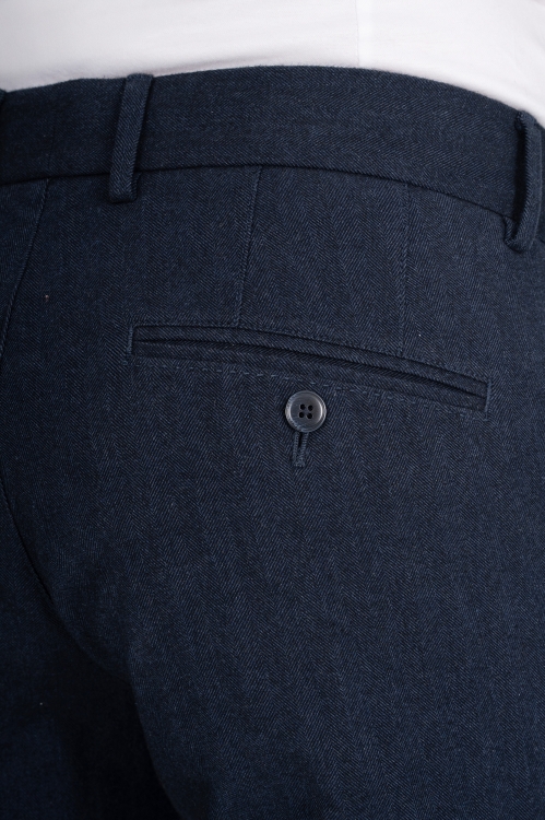 spodnie granatowe chino