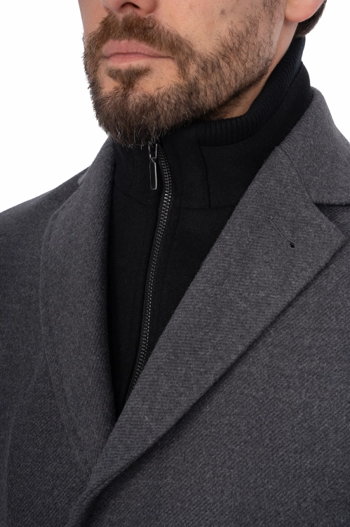 płaszcz męski szary davos