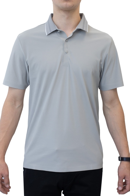 koszulka polo nylonowa szara