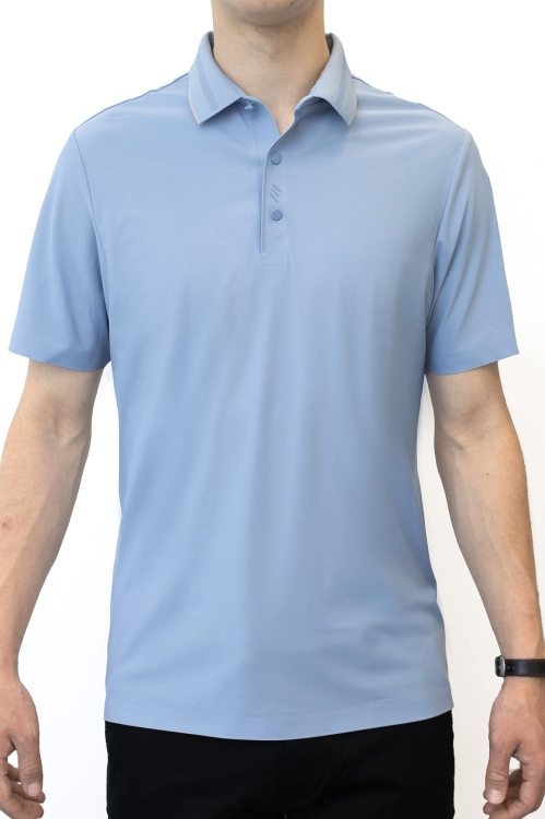 Koszulka polo nylonowa niebieska