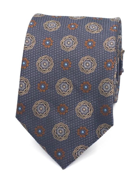 granatowy krawat męski