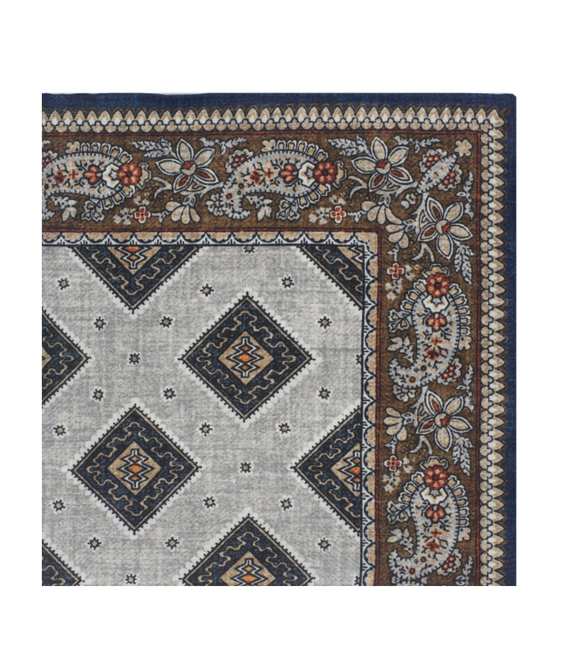 poszetka do garnituru szara